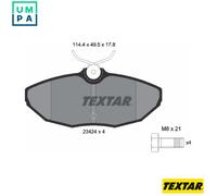 Textar Rear Brake Pads 2342401 - Fits Lincoln LS, Jaguar S-Type, Daimler XJ, Ford Thunderbird
