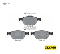 BRAKE PAD SET DISC BRAKE 2344004 FOR FORD AUSTRALIA ALDA 2.0L 4cylEYPC 1.8L