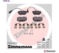 Brake pads 23446.165.2 ZIMMERMANN for VW SEAT FIAT FORD