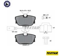 BRAKE PAD SET DISC BRAKE 2344605 FOR VW CARAVELLE/EUROVAN/IV/Bus/TRANSPORTER