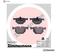 BRAKE PAD SET DISC BRAKE 23447.170.1 FOR BMW M57D30 M54B30 N52B30A/BF 3.0L 6cyl