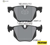 BRAKE PAD SET DISC BRAKE 2344702 FOR BMW M57D30 M54B30 N52B30A/BF 3.0L 6cyl 3.6L