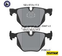 BRAKE PAD SET DISC BRAKE 2344702 FOR BMW M57D30 M54B30 N52B30A/BF 3.0L 6cyl 3.6L