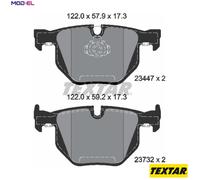 BRAKE PAD SET DISC BRAKE 2344704 FOR BMW X5/SAV/E70/F15/F85 X6/SAC/E71/E72/F16