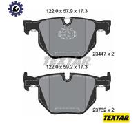 BRAKE PAD SET DISC BRAKE 2344704 FOR BMW X5/SAV/E70/F15/F85 X6/SAC/E71/E72/F16