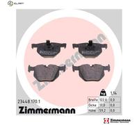 ZIMMERMANN 23448.170.1 Brake pad set