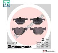 ZIMMERMANN 23448.170.1 Brake pad set