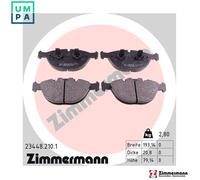 ZIMMERMANN 23448.210.1 Brake pad set