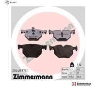 ZIMMERMANN 23448.970.1 Brake pad set