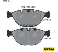 TEXTAR 2344801 Brake pad set