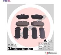 ZIMMERMANN 23463.170.1 Brake pad set