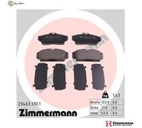 ZIMMERMANN 23463.170.1 Brake pad set