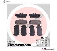 ZIMMERMANN 23463.170.1 Brake pad set