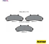BRAKE PAD SET DISC BRAKE 2347201 FOR FORD AUSTRALIA FORD USA MAZDA 2.5L 4cyl