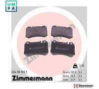 ZIMMERMANN 23478.165.1 Brake pad set