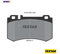 For Mercedes Genuine OE Textar Brake Pads Full Set Of 4 Rear 2347802