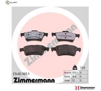 ZIMMERMANN 23482.965.1 Brake pad set