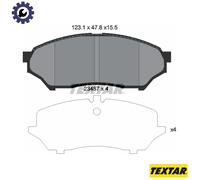 Brake Pads Set Front Textar 2348701 MN102615 410606A00C MR334950 AY040MT012