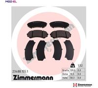 ZIMMERMANN 23488.155.1 Brake pad set