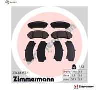 ZIMMERMANN 23488.155.1 Brake pad set