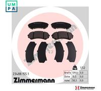ZIMMERMANN 23488.155.1 Brake pad set