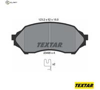 BRAKE PAD SET DISC BRAKE 2349002 FOR FORD AUSTRALIA FORD ASIA & OCEANIA 1.6L