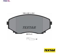 BRAKE PAD SET DISC BRAKE 2351501 FOR FORD ASIA & OCEANIA MAZDA MPV/Mk/II 2.5L