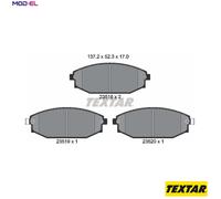 BRAKE PAD SET DISC BRAKE 2351801 FOR HYUNDAI GALLOPER/II MITSUBISHI 6G72 3.0L
