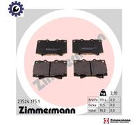 ZIMMERMANN 23524.175.1 Brake pad set