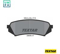 BRAKE PAD SET DISC BRAKE 2353902 FOR LEXUS TOYOTA LAND/CRUISER/100 4.7L 8cyl LX