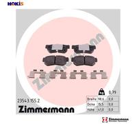 ZIMMERMANN 23543.155.2 Brake pad set