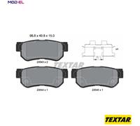 Textar Rear Brake Pads fits Hyundai Santa Fe Sonata Kia Sportage Elantra