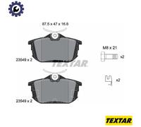 TEXTAR 2354901 Brake pad set