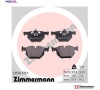 ZIMMERMANN 23550.170.1 Brake pad set