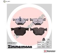 BRAKE PAD SET DISC BRAKE 23550.970.1 FOR BMW N52 B25 BF 2.5L 6cyl 3 SERIES 2.0L