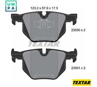 Rear Textar Brake Pad Set - 2355001