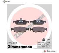 ZIMMERMANN 23552.180.1 Brake pad set