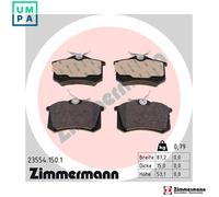 BRAKE PAD SET DISC BRAKE 23554.150.1 FOR RENAULT CLIO/III/Sportour/Grandtour
