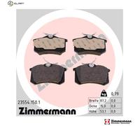 BRAKE PAD SET DISC BRAKE 23554.150.1 FOR RENAULT CLIO/III/Sportour/Grandtour