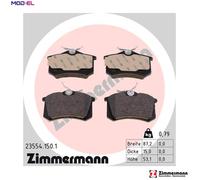 ZIMMERMANN 23554.150.1 Brake pad set