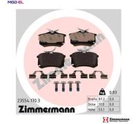 Brake pads 23554.170.3 ZIMMERMANN for RENAULT CITROËN PEUGEOT AUDI VW SKODA SEAT
