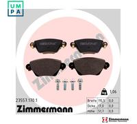 ZIMMERMANN 23557.170.1 Brake pad set