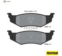 BRAKE PAD SET DISC BRAKE 2356102 FOR PLYMOUTH DODGE CHRYSLER NEON/II PT/Combi
