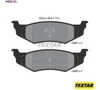 BRAKE PAD SET DISC BRAKE 2356102 FOR PLYMOUTH DODGE CHRYSLER NEON/II PT/Combi