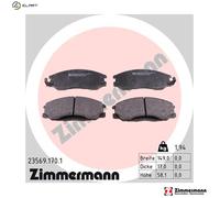 ZIMMERMANN 23569.170.1 Brake pad set