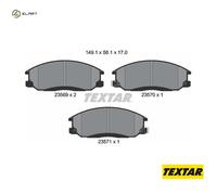 BRAKE PAD SET DISC BRAKE 2356901 FOR HYUNDAI HIGHWAY/VAN SATELLITE/Bus STAREX