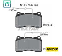 Brake pads 2357501 TEXTAR for PEUGEOT CITROËN FIAT