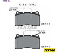 BRAKE PAD SET DISC BRAKE 2357501 FOR PEUGEOT FIAT LANCIA CITROEN XFX 2.9L 6cyl
