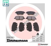 ZIMMERMANN 23581.190.1 Brake pad set