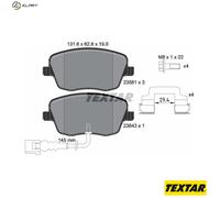 Textar 2358102 Brake Pad Set